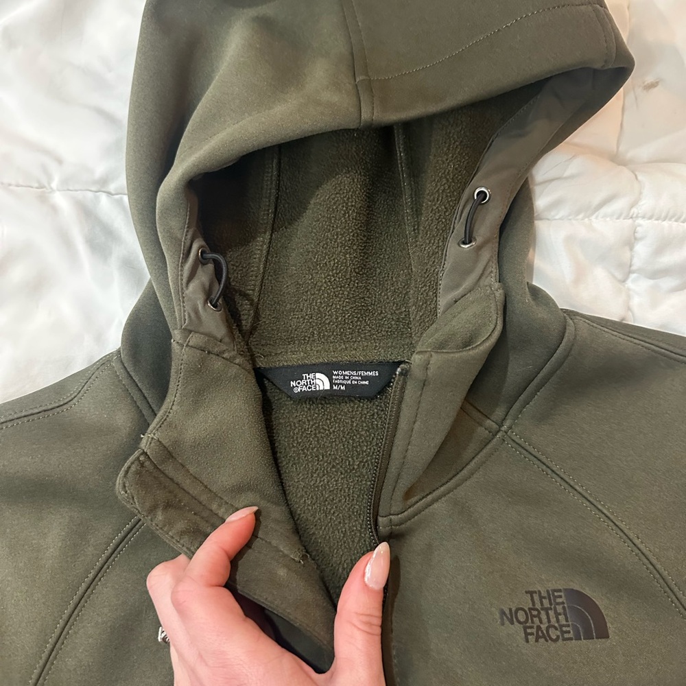 The North Face Olive Green Full-Zip Jacket